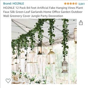 NWT Fake Vine Greenery Garland 84 feet